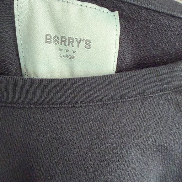 BARRYS BOOTCAMP DISTRESSED PRIDE RAINBOW BLACK SWEATSHIRT SZ LARGE - Picture 2 of 2